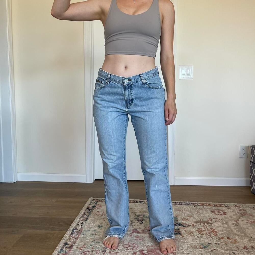 Vintage Calvin Klein Blue Denim Jeans - Picture 5 of 8